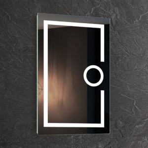 EU a USA Luxusní LED podsvícené koupelnové zvětšovací zrcadlo-ENE-AL-110